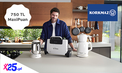 Korkmaz'da 750 TL MaxiPuan