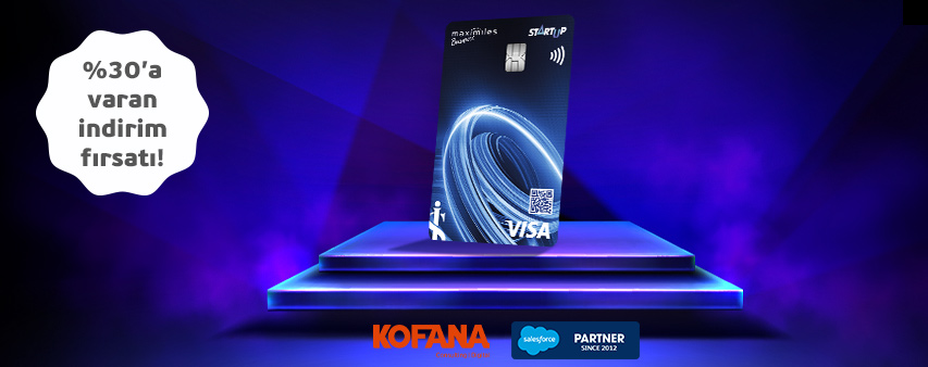 Maximiles Business Startup Kart ile Salesforce Ödemelerinize %30'a Varan İndirim Ayrıcalığı!