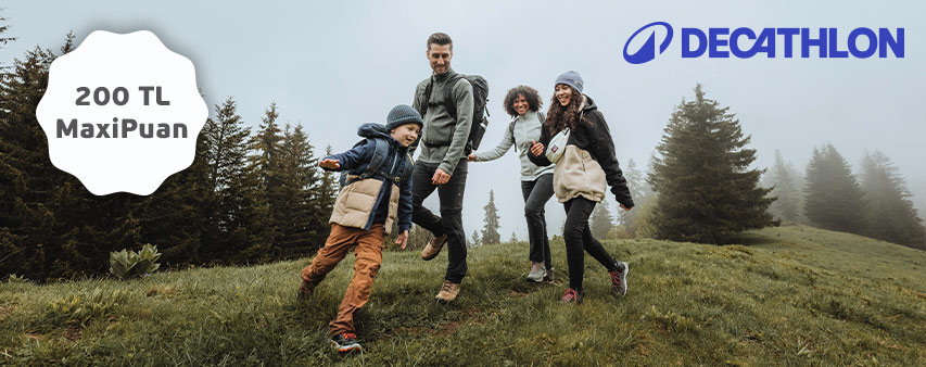 Maximiles'ınızdan Decathlon'da 200 TL MaxiPuan Kampanyası!