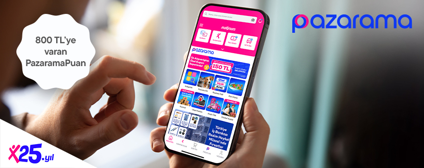 Pazarama'da 800 TL PazaramaPuan Fırsatı!