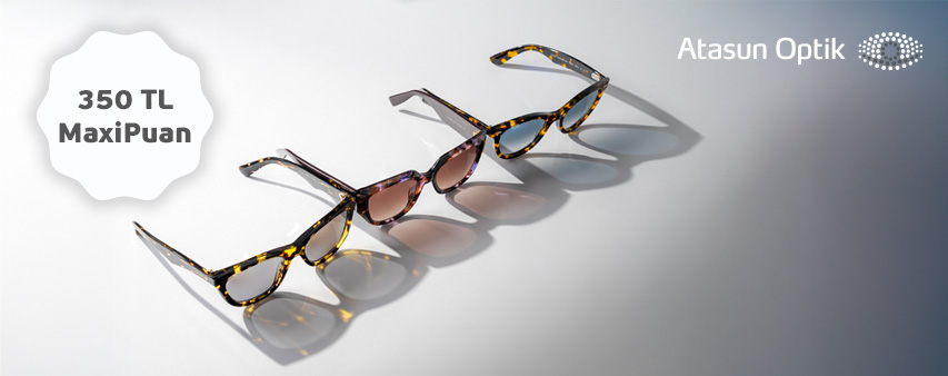 Atasun Optik’te Güneş Gözlüğü Alışverişinize 350 TL MaxiPuan!