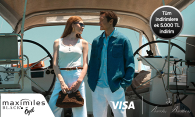 My Visa Ayrıcalıklarıyla Maximiles Black’inizle Brooks Brothers’ta 5.000 TL İndirim Ayrıcalığı!
