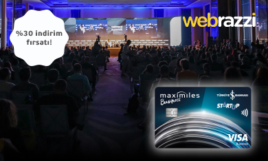 Maximiles Business Startup Kredi Kartı İle Webrazzi Biletleri %30 İndirimli!