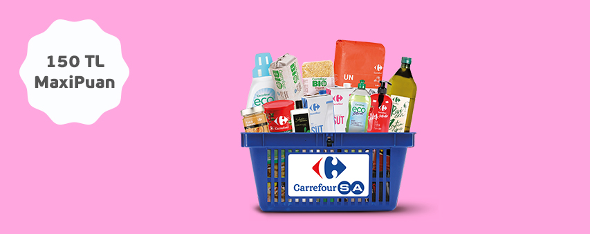 Maximiles'tan CarrefourSA'da 150 TL MaxiPuan Fırsatı!