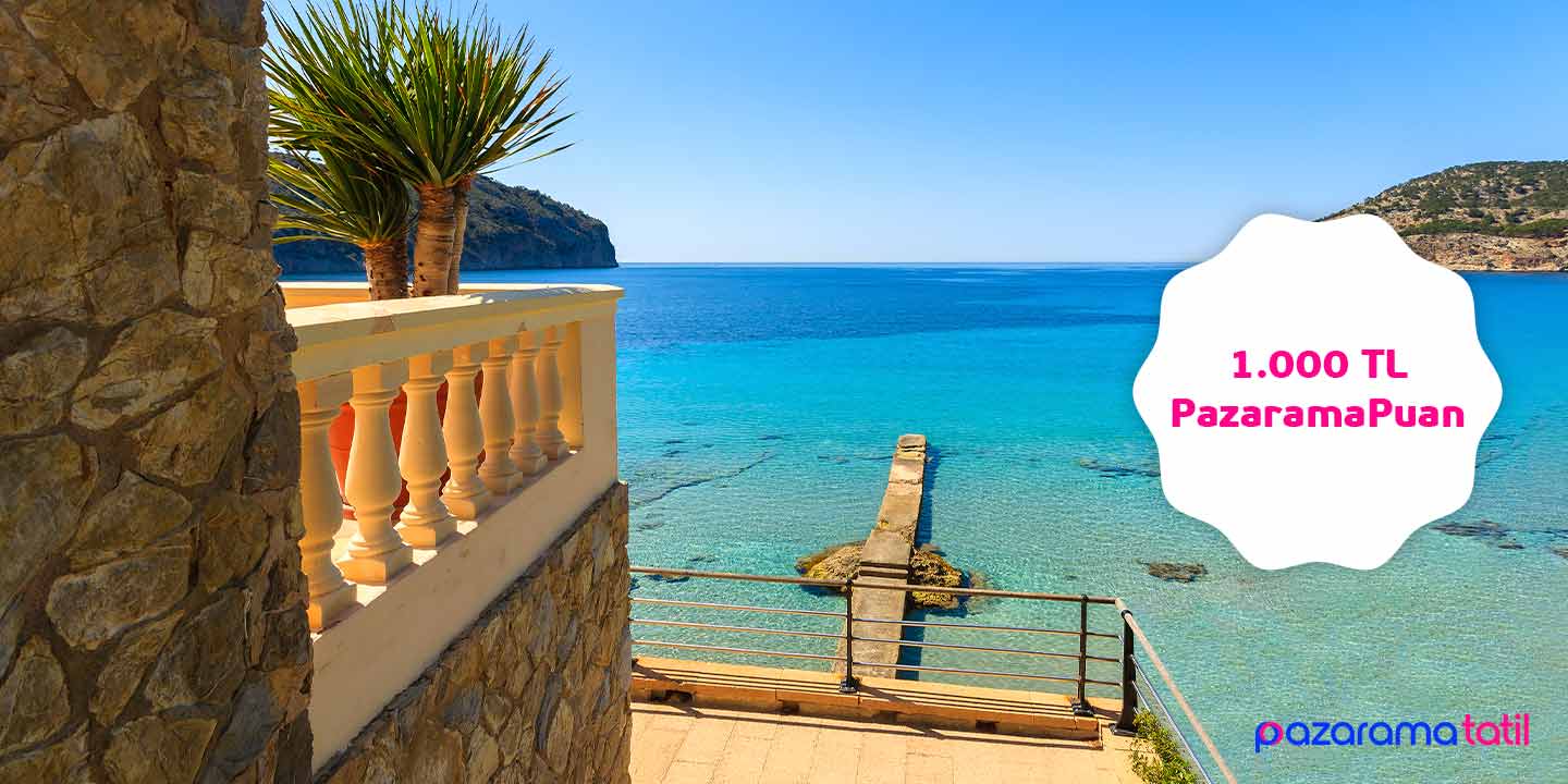 Pazarama Tatil'de 35.000 TL ve üzeri Otel Rezervasyonunuza 1.000 PazaramaPuan!