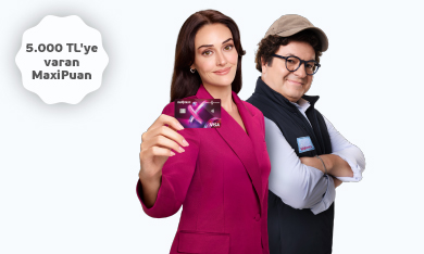 E-Ticaret Harcamanıza 5.000 TL'ye Varan MaxiPuan!