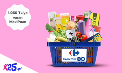 CarrefourSA'da 1.050 TL'ye Varan MaxiPuan Fırsatı!