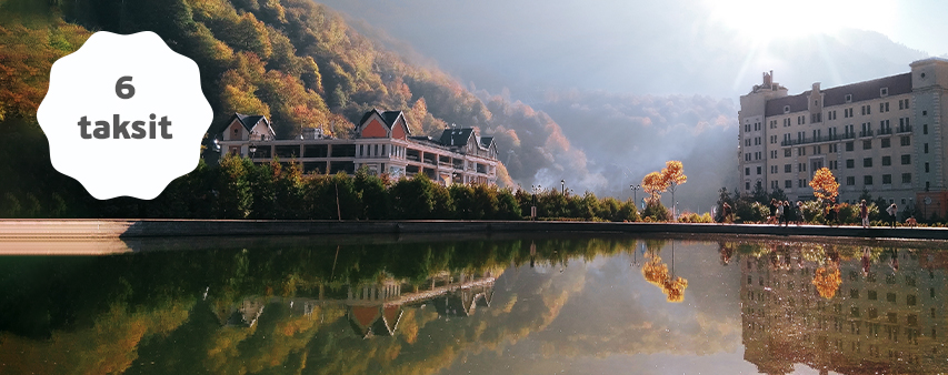 Pazarama Tatil'den yapacağınız yurtiçi otel rezervasyonlarınıza 6 taksit fırsatı!