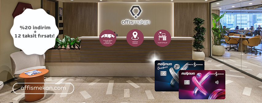 Offismekan‘da uzun dönemli ofis kiralamalarınıza özel %20 indirim ve 12 ay taksit fırsatı!
