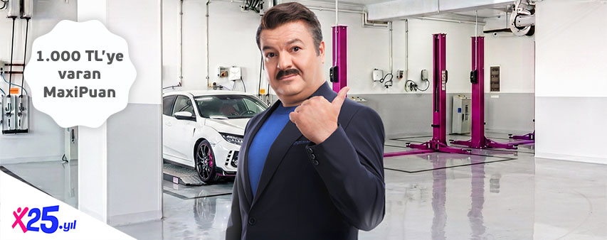 Araç Bakım-Lastik Sektöründe 1.000 TL MaxiPuan Fırsatı!