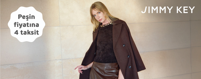 Jimmy Key'de Peşin Fiyatına 4 Taksit!