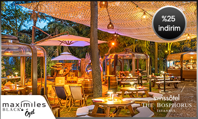 Maximiles Black'inize Özel Swissotel Chalet Garden Etkinliklerinde %20 İndirim Ayrıcalığı!