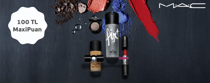 Mac Cosmetics 100 TL MaxiPuan Kampanyası!