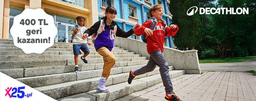 Decathlon'da 400 TL Geri Kazanın!