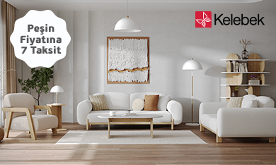 Kelebek'te peşin fiyatına 7 taksit fırsatı!
