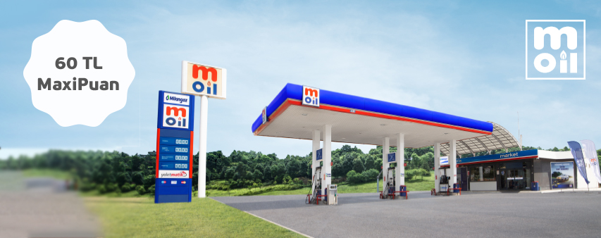 M-Oil'de 60 TL MaxiPuan!
