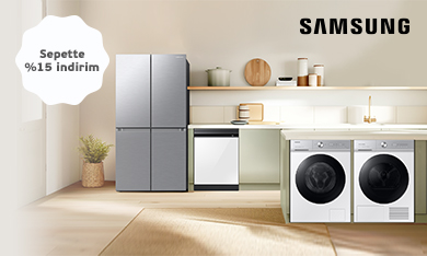 samsung.com'da Seçili Beyaz Eşyalarda %15 İndirim!