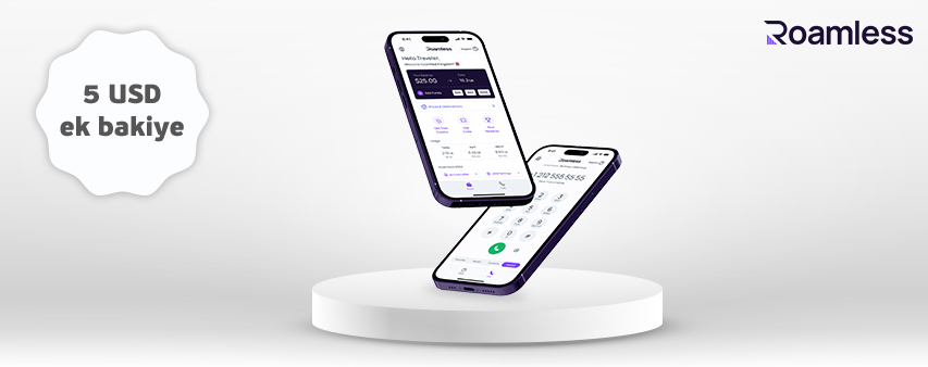 Maximiles'ınızdan Roamless eSIM'de 5 USD ek bakiye fırsatı!