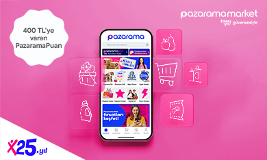 Pazarama Market'e Özel 400 TL PazaramaPuan Fırsatı!