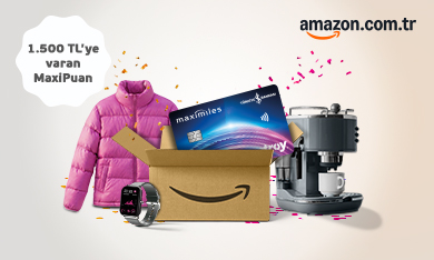 Amazon.com.tr'de 1.500 TL'ye Varan MaxiPuan Fırsatı!