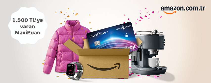 Amazon.com.tr'de 1.500 TL'ye Varan MaxiPuan Fırsatı!