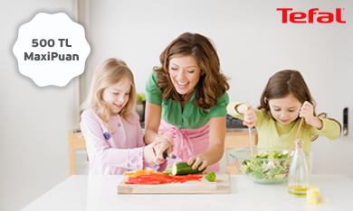 Tefal'de 500 TL MaxiPuan