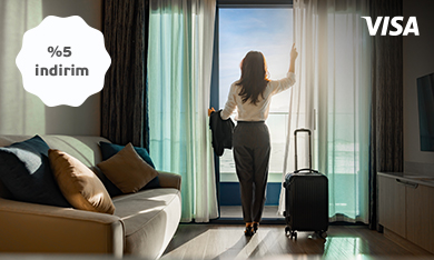 My Visa Ayrıcalıklarıyla Maximiles Black'inizle Yurt Dışı Otel Ödemelerinde %5 İndirim!
