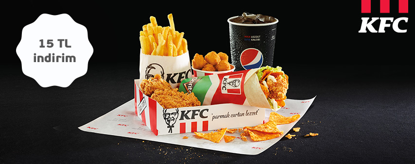 Maximiles'ınıza KFC Doritos Twister Kutu’da 15 TL İndirim Fırsatı!