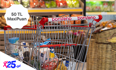 bonVeno Marketler'de 50 TL MaxiPuan Fırsatı!