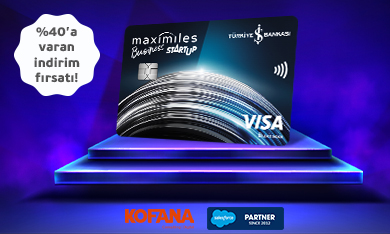 Maximiles Business Startup Kart ile Salesforce Ödemelerinize %40'a Varan İndirim Ayrıcalığı!