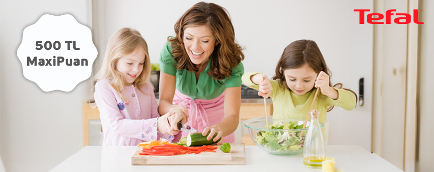 Tefal'de 500 TL MaxiPuan
