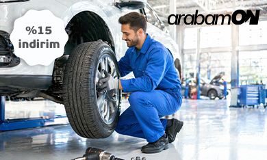 ArabamON'da Lastik Değişimi ve Lastik Oteli Hizmetinde %15 İndirim Fırsatı