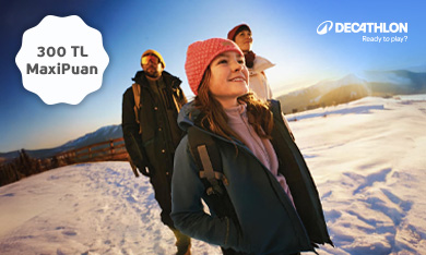 Maximiles'ınızdan Decathlon'da 300 TL MaxiPuan!