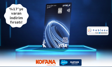 Maximiles Business Startup Kart ile Tableau Ödemelerinize %17 İndirim Ayrıcalığı!