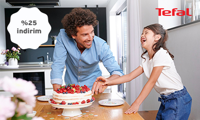 tefal.com.tr ve Tefal uygulamasında %25 indirim!
