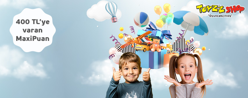 Maximiles'ınızdan Toyzz Shop'ta 400 TL MaxiPuan!