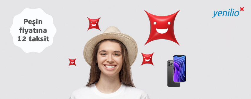 Yenilio mağazaları ve yenilio.com adresine özel peşin fiyatına 12 taksit fırsatı!