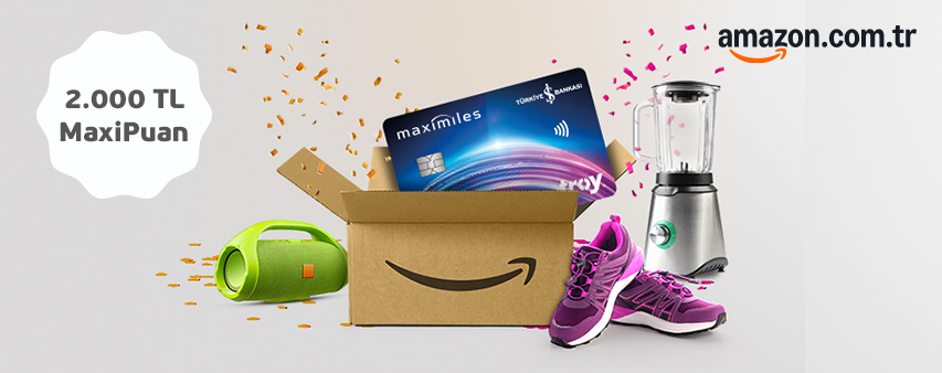 Amazon.com.tr'de 2.000 TL'ye Varan MaxiPuan Fırsatı!