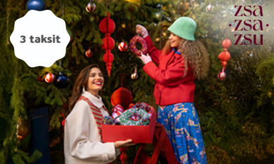 Zsa Zsa Zsu'da peşin fiyatına 3 taksit fırsatı!