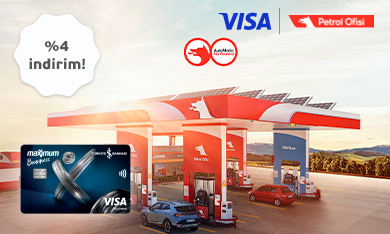 İş Bankası Visa Ticari Kart Sahiplerine Özel Petrol Ofisi’nde Akaryakıt Alımlarında %4 İndirim!