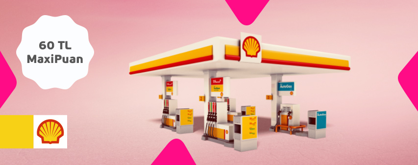 Shell İstasyonlarında 60 TL MaxiPuan!