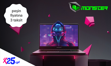 Monster'da Peşin Fiyatına 3 Taksit Fırsatı!