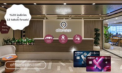 Offismekan‘da uzun dönemli ofis kiralamalarınıza özel %20 indirim ve 12 ay taksit fırsatı!