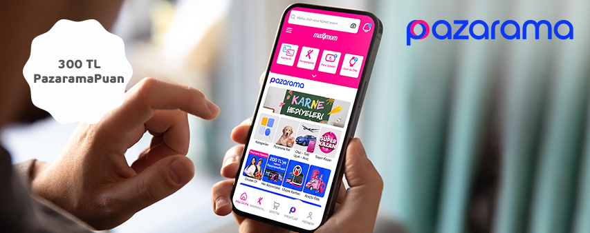Pazarama Online'da 300 TL PazaramaPuan Fırsatı!