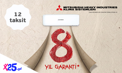 Mitsubishi Heavy Klima’da peşin fiyatına 12 aya varan taksit fırsatı!
