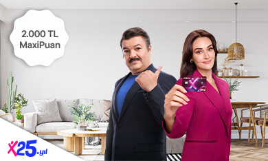 Mobilya Alışverişinize 2.000 TL'ye varan MaxiPuan Fırsatı!