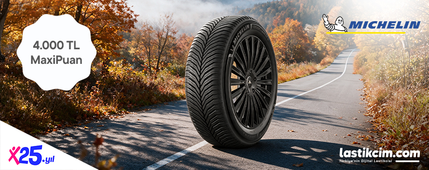 Lastikcim.com'da Michelin Lastik Alışverişinize 4.000 TL MaxiPuan Fırsatı