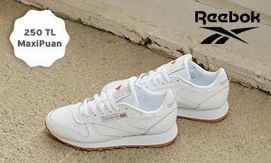 Maximiles'ınızdan Reebok'ta 250 TL MaxiPuan Kampanyası!