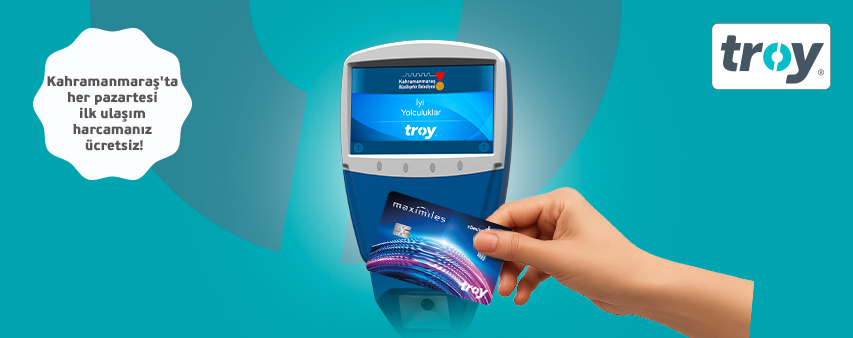 İş Bankası TROY Logolu Kartlarınıza Özel Kahramanmaraş’ta Ücretsiz Toplu Taşıma Fırsatı! 