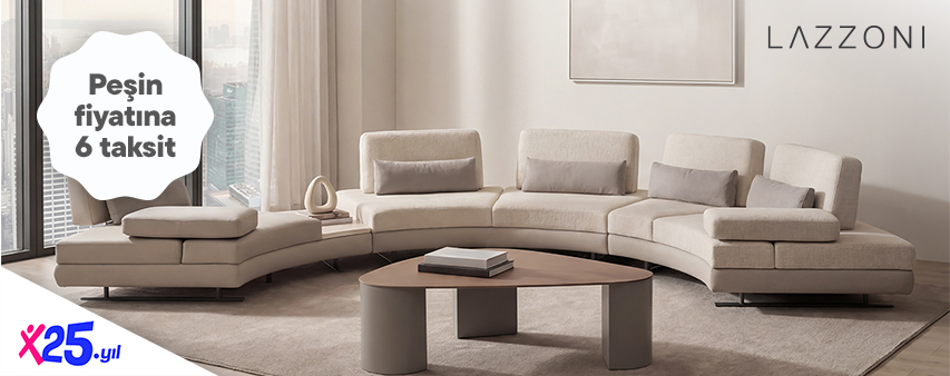 Lazzoni'de Peşin Fiyatına 6 Taksit Fırsatı